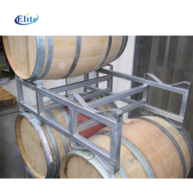 Elite Stacking Warehouse Heavy Duty Wein Barel Rack mit Edelstahl Stahl