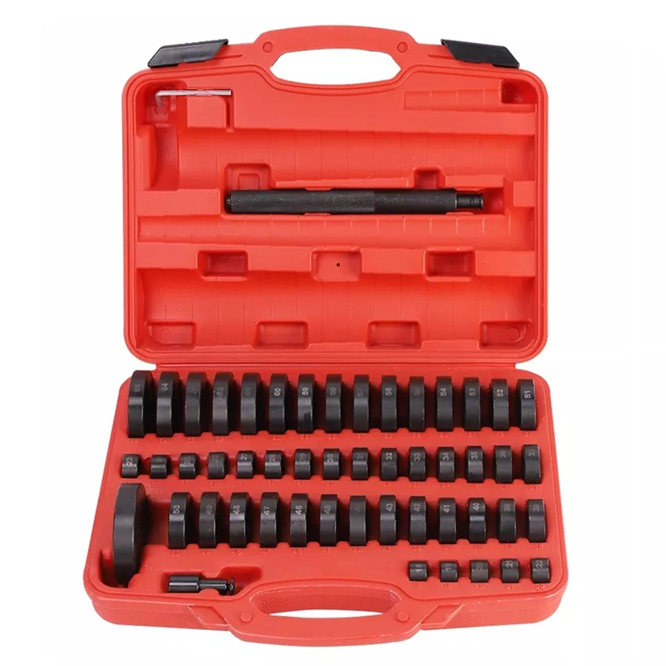 52PCS Bushing Removal Race Installer Puller Bearing Press Tool Kit