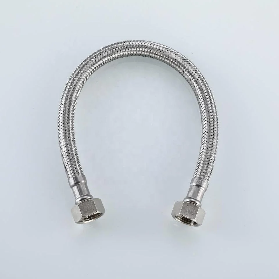 Toilet Stainless Steel Wire Braided Metal Flexible Water Plumbing Hoses