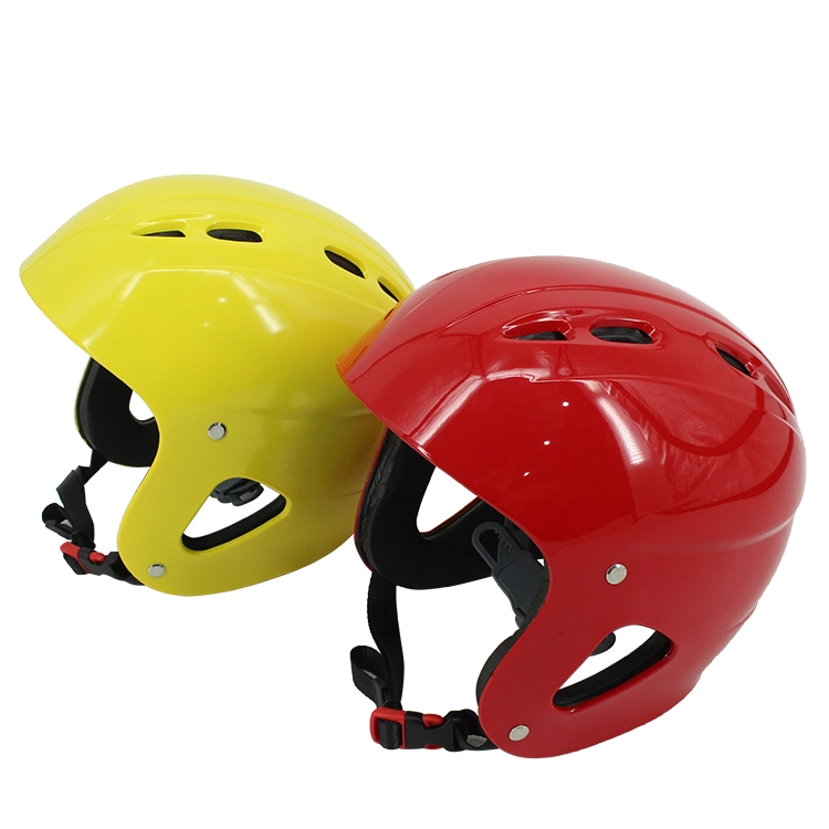 Live-Saving High quality/High cost performance  Free Size Red Water Rescue Helmet