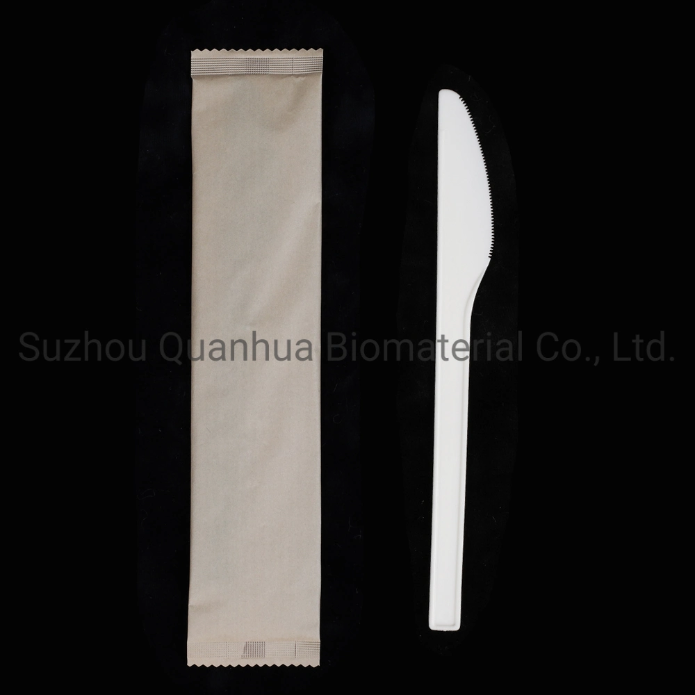 High quality/High cost performance Heavy-Duty Individual Wrapper Disposable Biodegradable Knife