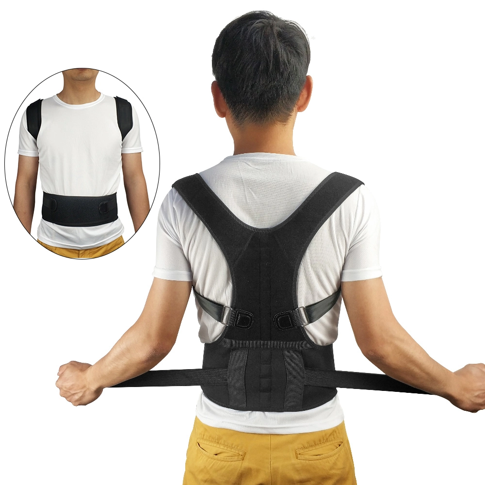 Back Brace Posture Corrector Adjustable Support Brace Strap for Men and Women