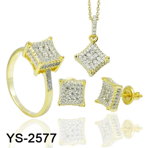 Factory Wholesale/Supplier 925 Sterling Silver Fashion Jewelry Micro Pave Set for Women