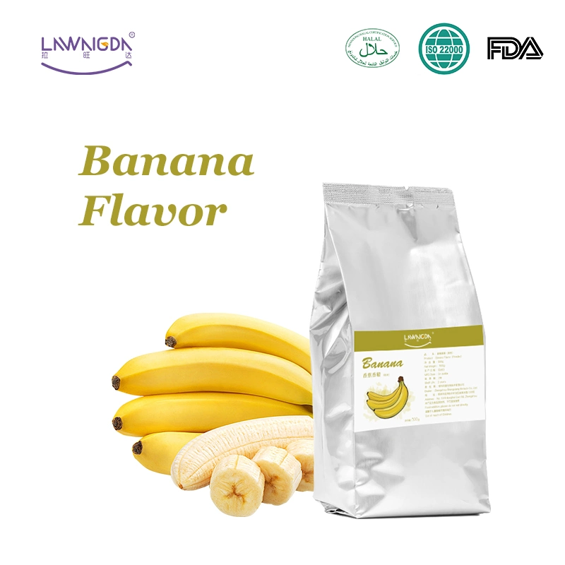 Banana Flavor Food Grade Baking Ingredients Lawangda Banana Powder Flavor High Temperature Resistance MOQ 1kg