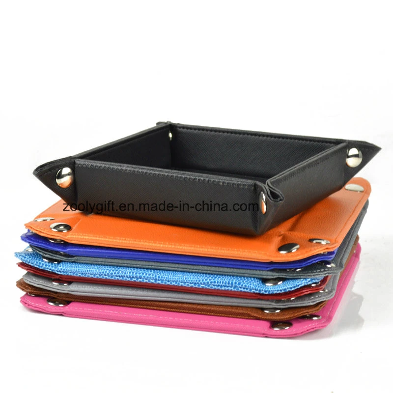 Großhandel Kunstleder Desktop Snap Tray Organizer Dokument Tray