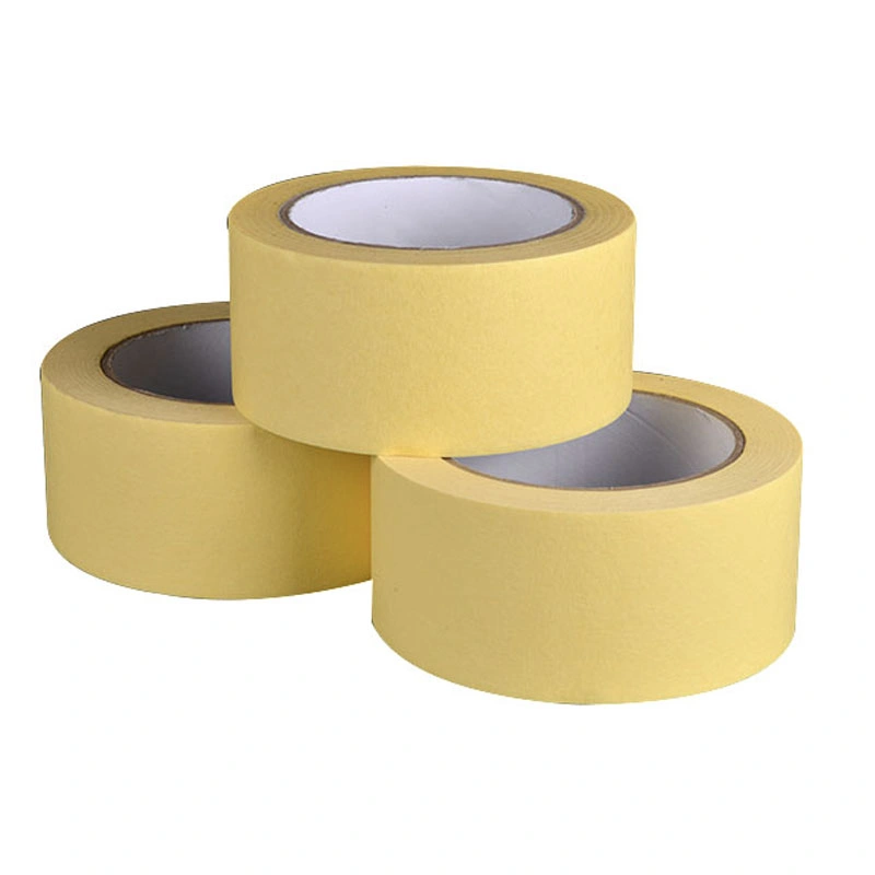 General Use Painting Colored Waterproof Single Sided Rubber Masking Adhesive Tape