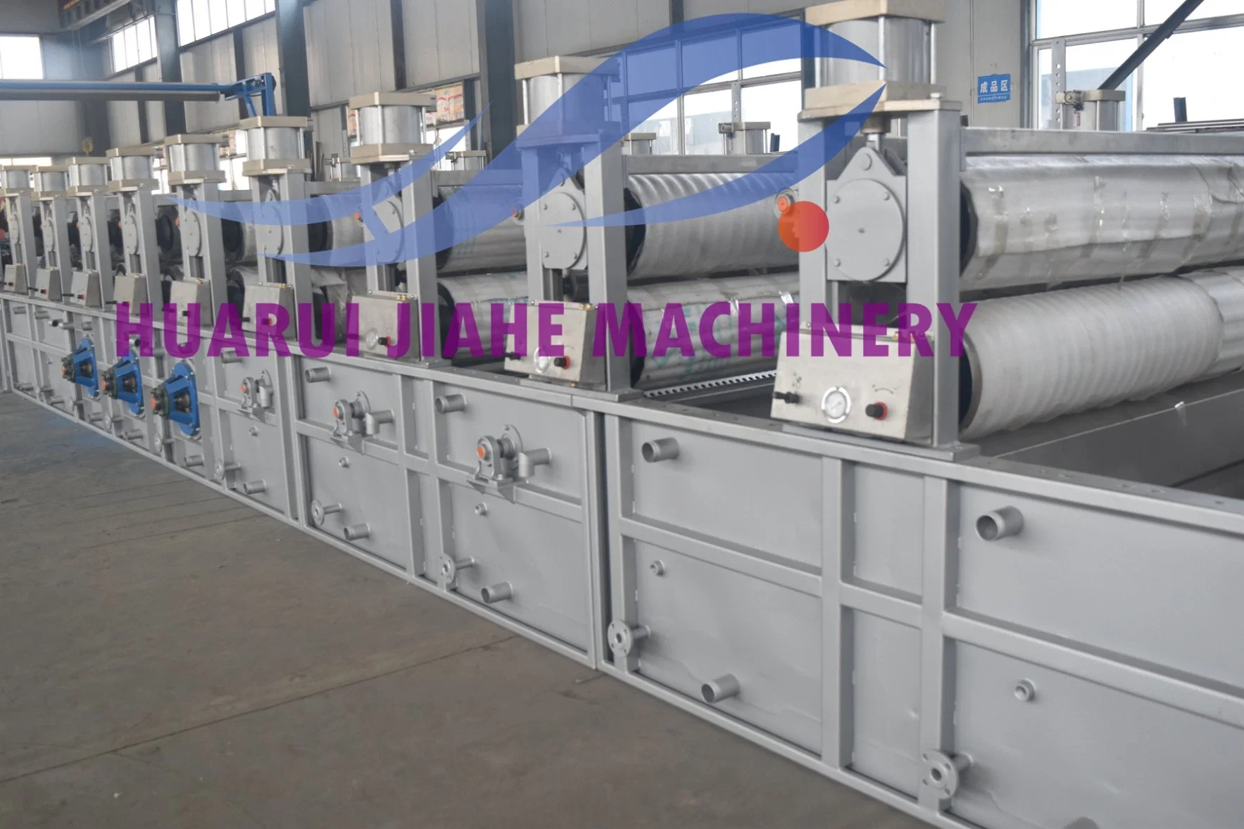 Multi-Tank Frequency Conversion Industrial Washing Machine Textile Printing and Mink Blanket Dyeing Washing Machine with Cylinder Roller