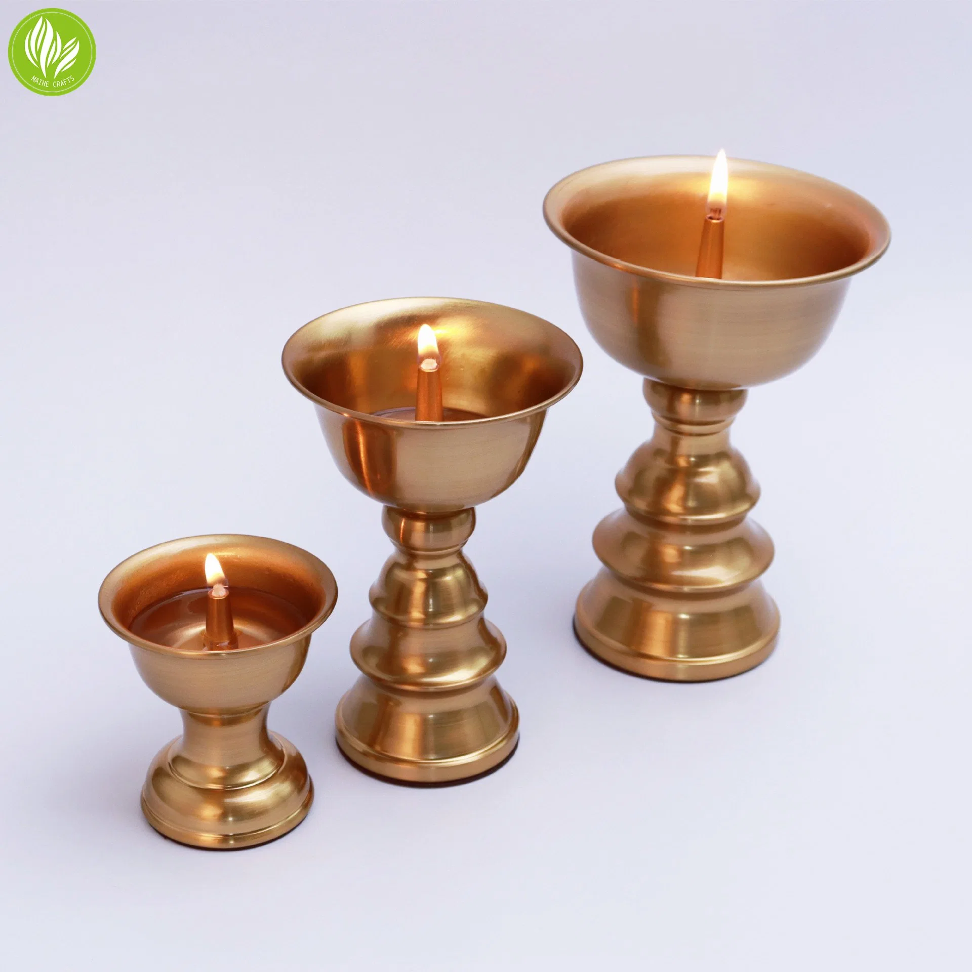 Butter Lamp Holder Ghee Lamp Holder Copper Buddha Oil Lamp Buddhist Crafts Ornaments