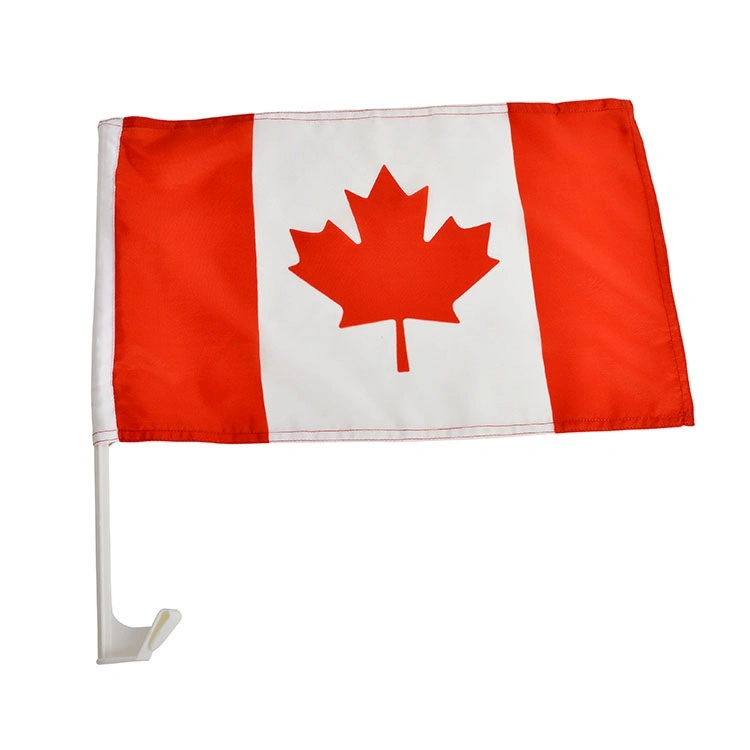 Factory Direct Wholesale Country Promotional – drapeau de voiture-cadeau personnalisé Canada Indicateur de voiture pour la vente en gros