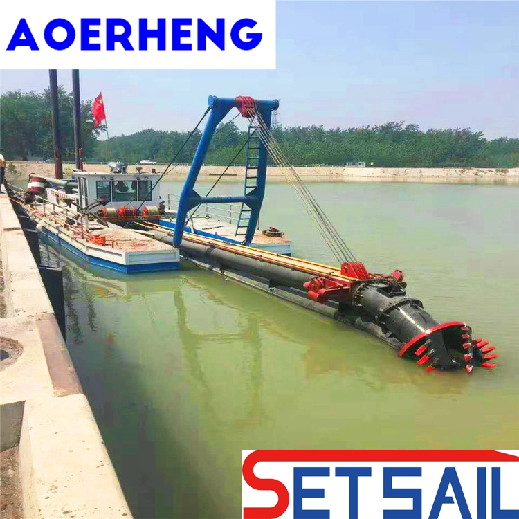 Small Size Cutter Suction Dredging Ship with River Sand Pump