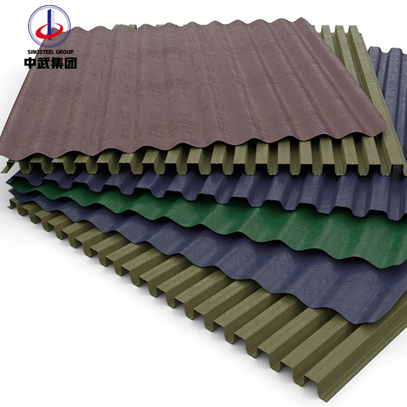 Color and Thick Customized Zinc Painting PPGI Roof Tiles for House Building Metals Sheets