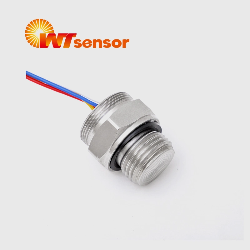 -100kpa to 100kpa PC12 Flush Pressure Sensor Oil Pressure Transducer for Steam Piezoresistive Pressure Sensor