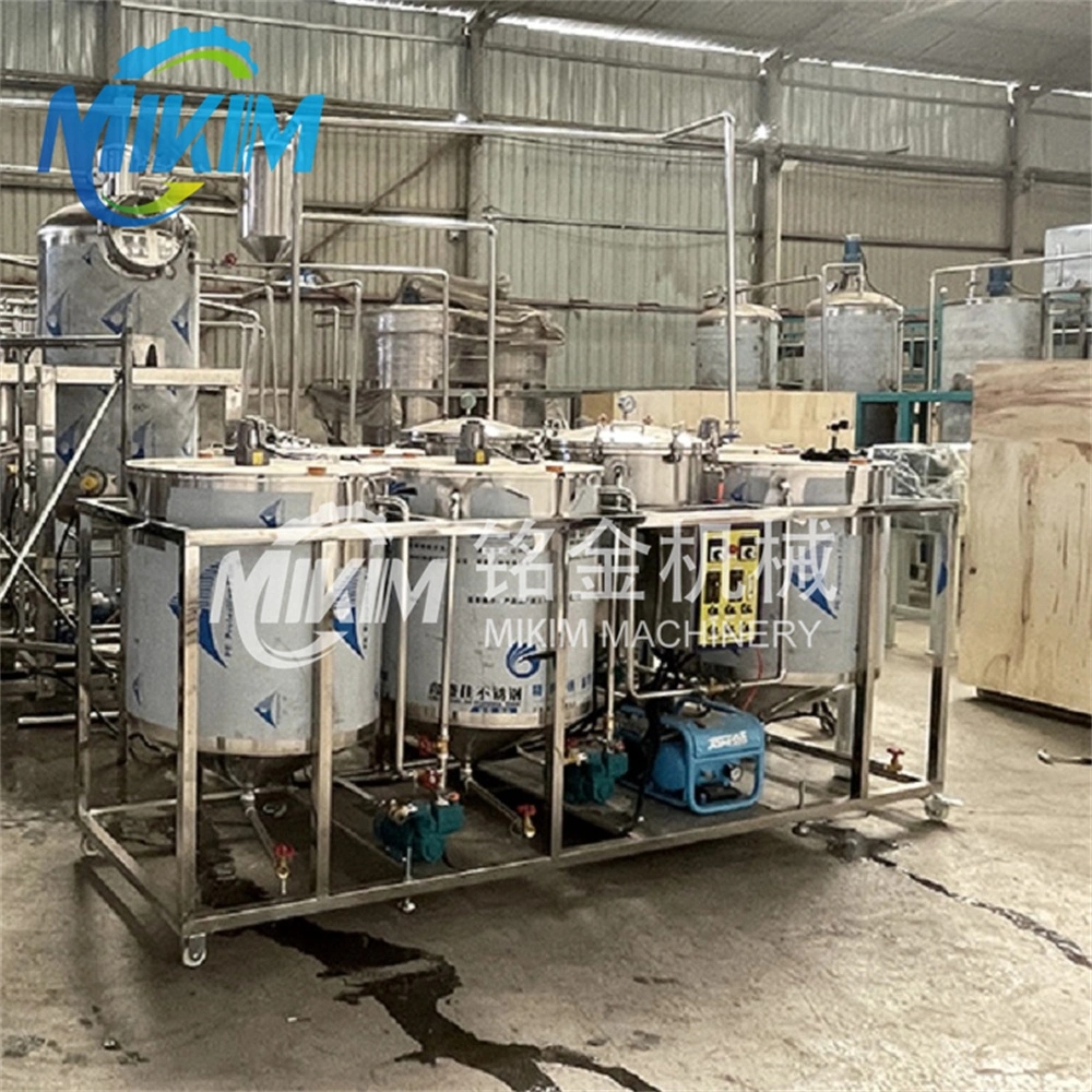 Oil Refinery Machine Price Automatic Cotton Seed 1-50t/Day Custom Oil Refining Machine Oil Pressing Filter Making Production Line