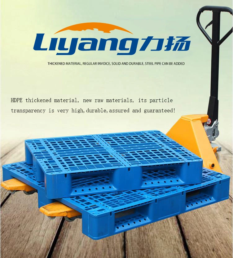 Pallet Manufacturer Wholesale/Supplier Virgin HDPE Recycle 4 Way Entry Hygienic Food Grade Heavy Duty Solid Surface Top Cheap Euro Durable Plastic Pallets for Rack