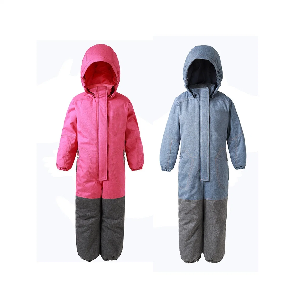 OEM Pink Girl Boy Snowboard Ski Hooded Jacket Wear for Winter Season