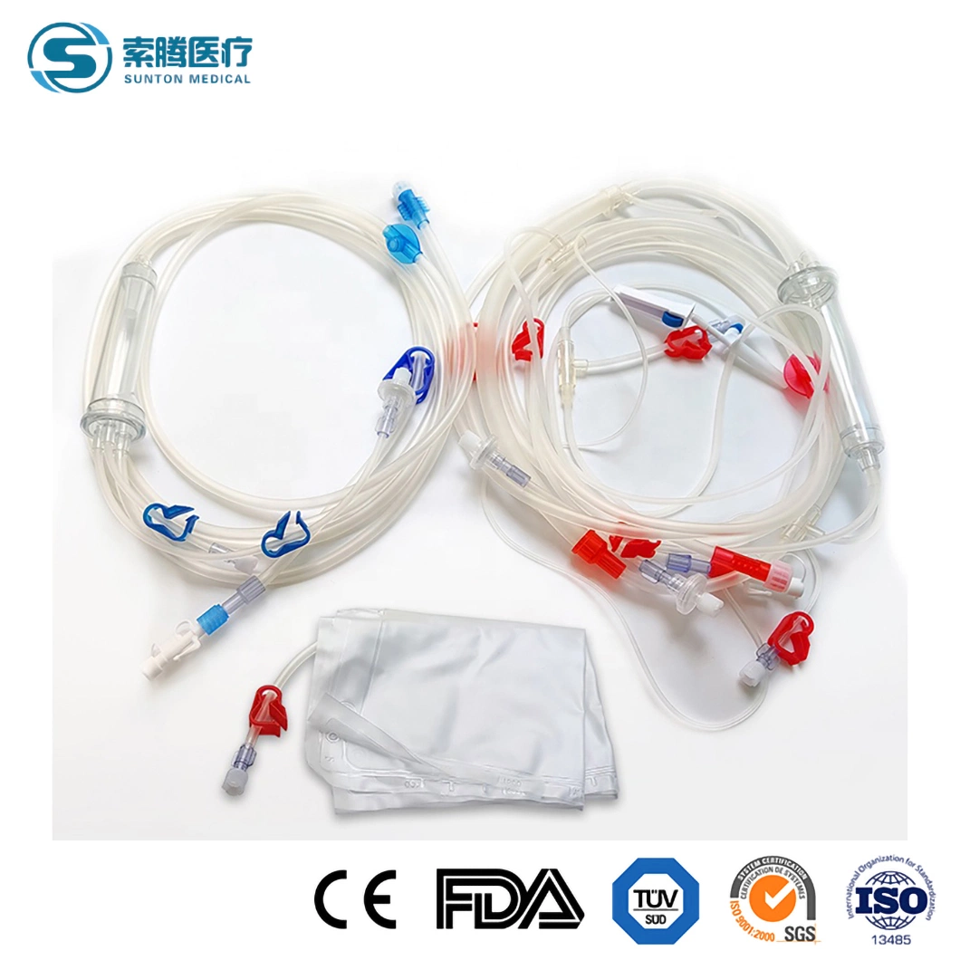 Sunton Medical Consumable Dialyse Hämodialyse Blutschlauch-Set Lieferanten Qualität Hämodialyse Blutlinien Chirurgische Grade China Blutkörperchen für Hämodialyse