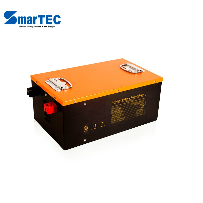 Meilleure batterie de stockage solaire 12V 200Ah Batterie LiFePO4/batterie au lithium avec affichage LCD du système de stockage pour la maison de l'énergie