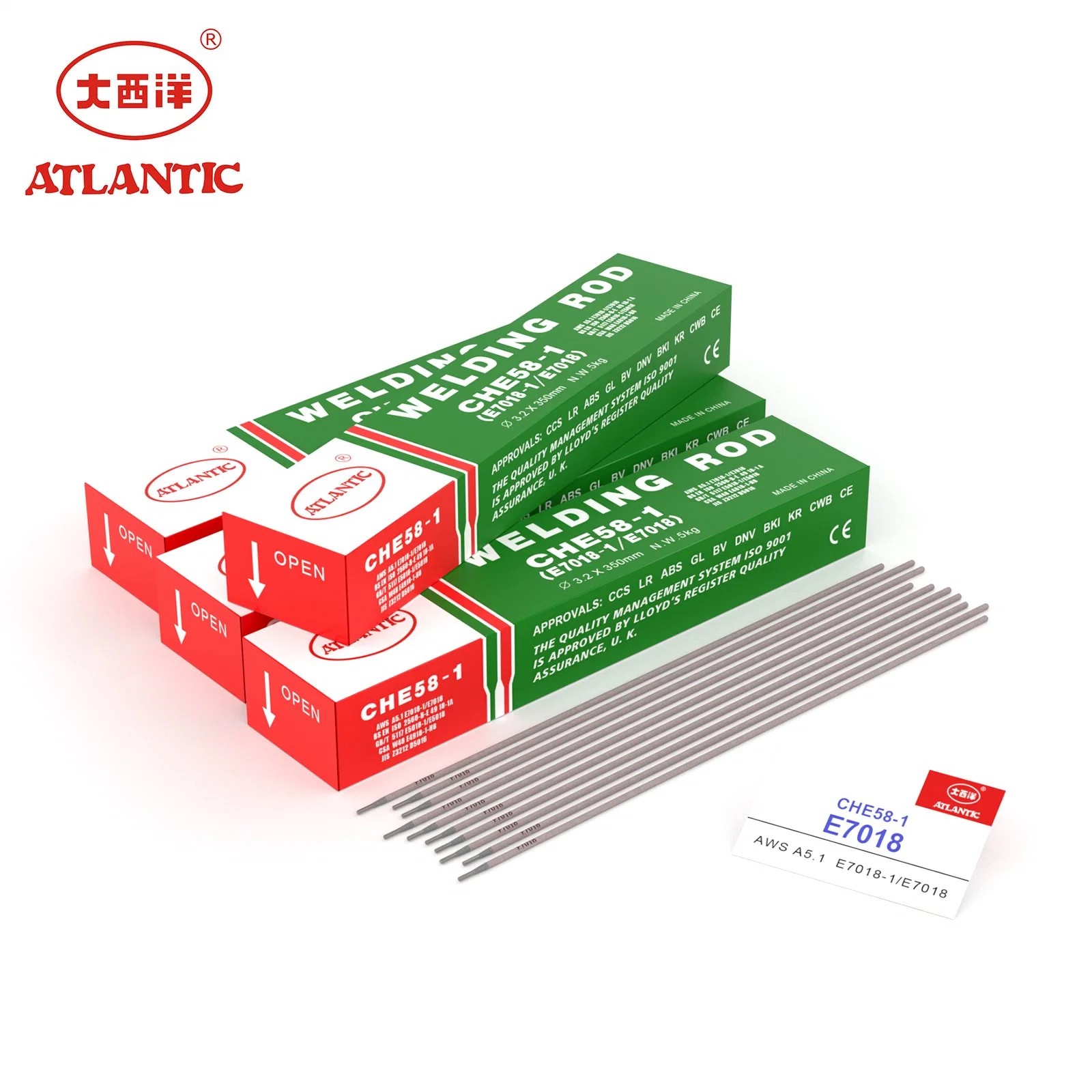 Atlantic Competitive Price Carbide Stainless Steel Tube E6013 Welding Electrode Rods