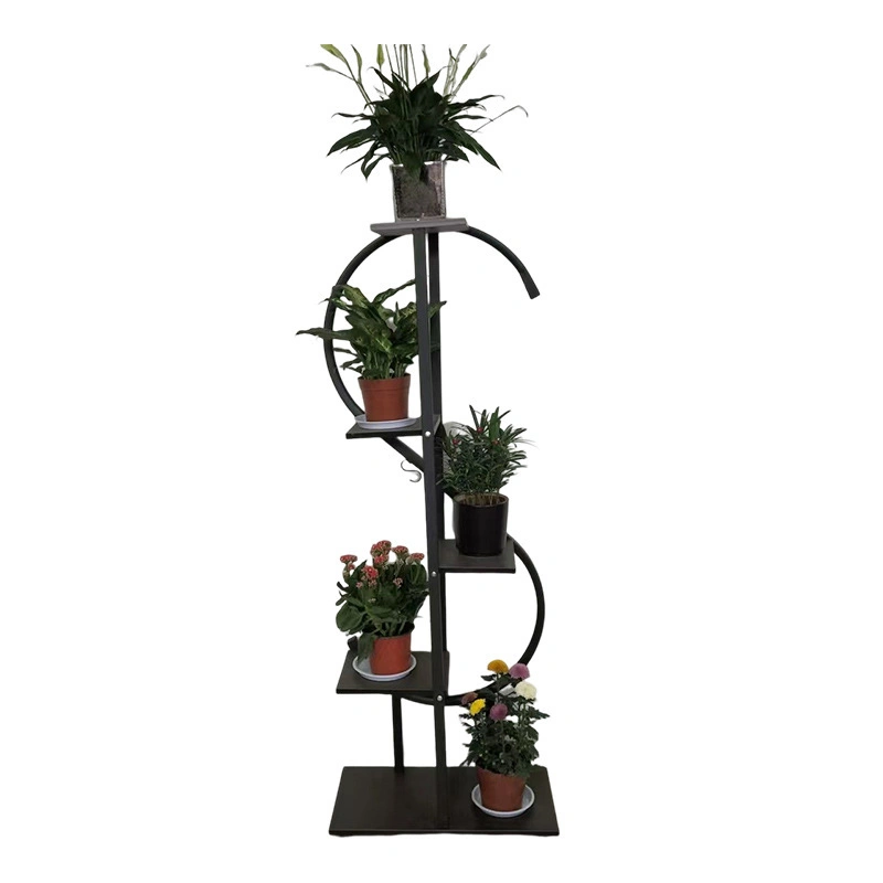 Multi-Layer Flower Stand Wooden Floor-Standing Green Plant Pot Stand