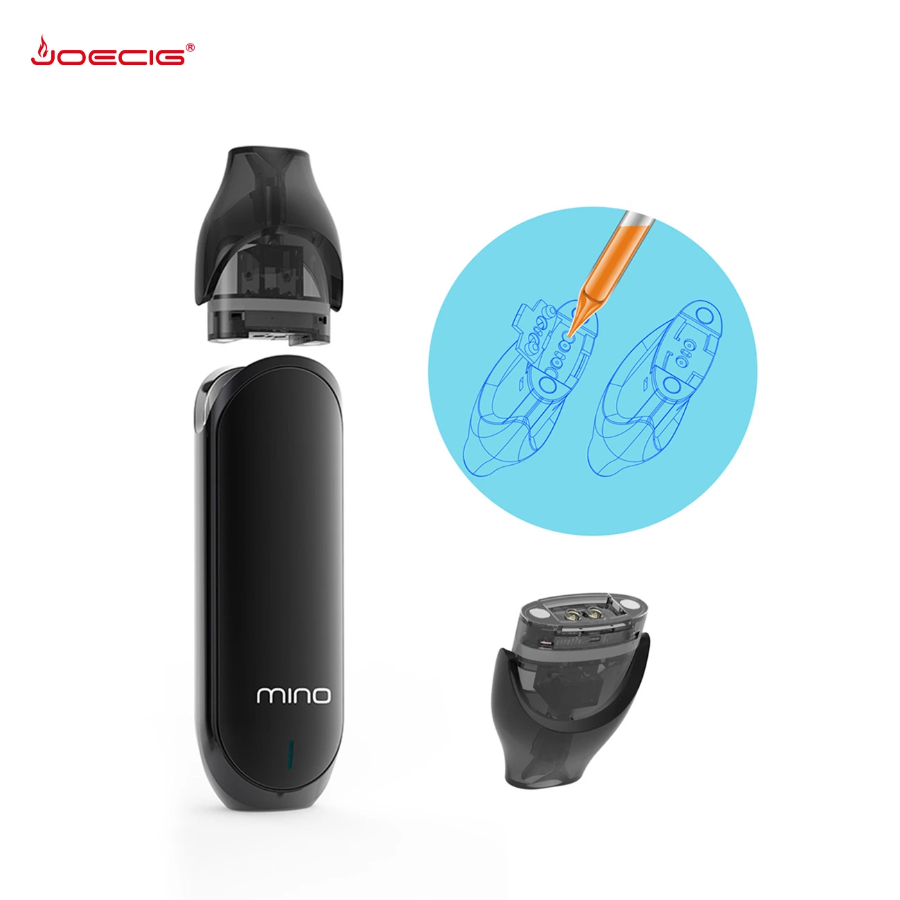 UK Hot Sale Rechargeable Electronic Cigarette Joecig Manufacture Vape Mods