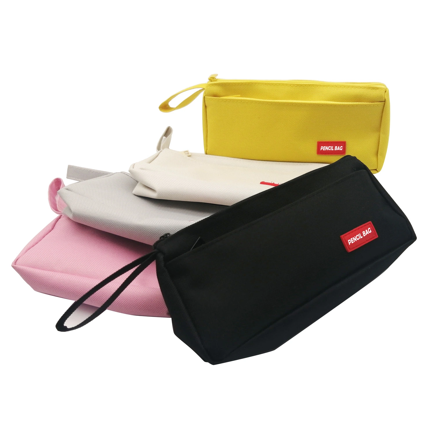 OEM Promotional Waterproof School Student Stationery Double Zipper Pencil Bag