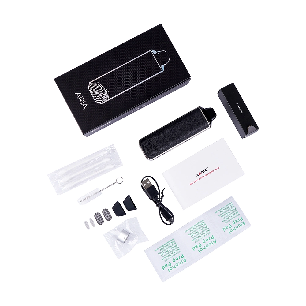 Peça para a boca magnética em cerâmica Vaporizer Xvape Aria com fluxo de ar 100% isolado Herb Canetas descartáveis