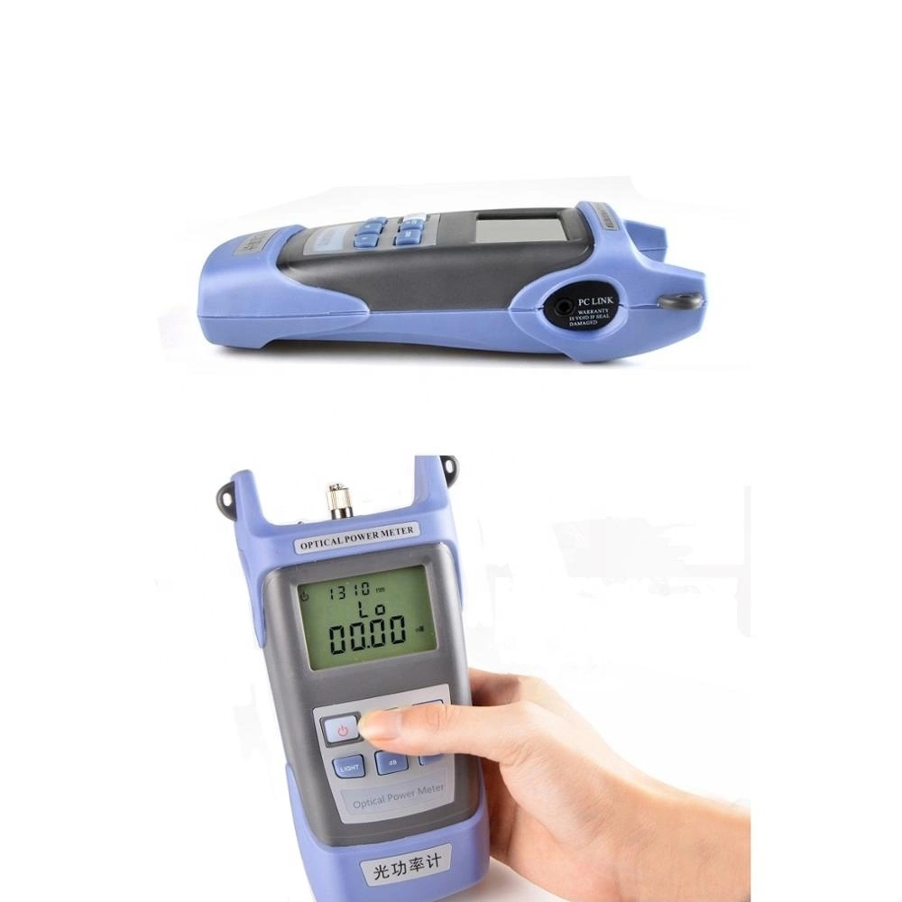 Best Price Laser Power FTTH Fiber Optic Optical Power Meter Cable Tester Build in 10 MW Visual Fault Locator