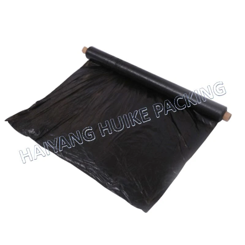 Kundenspezifische schwarz-weiße Palette Kunststoff PE LDPE-Folie Rollenware Paket Verpackung Stretching Film Hersteller