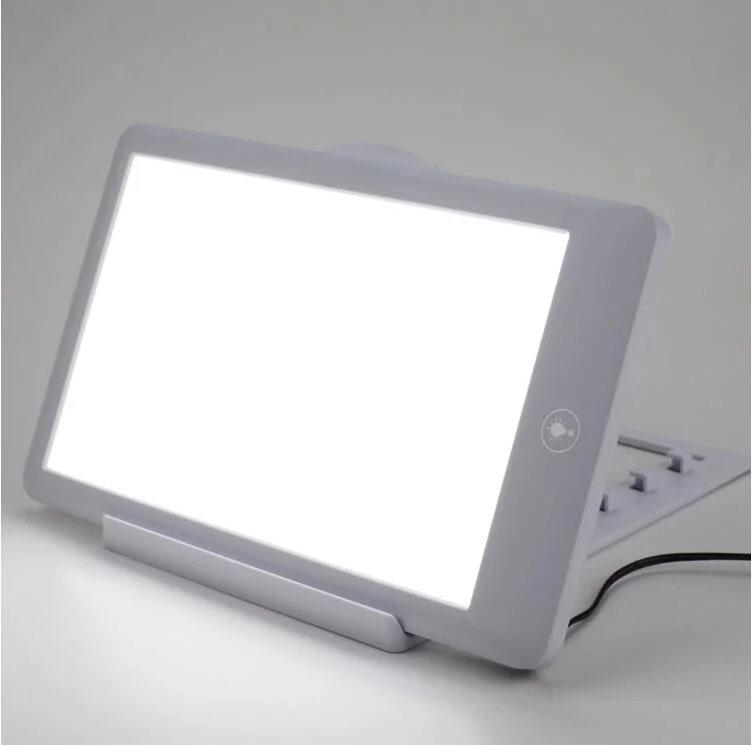 2020 New LED Light Box Energy Lamp Adjustable Brightness Solar Light for Home Happy Light Therapy Lamp