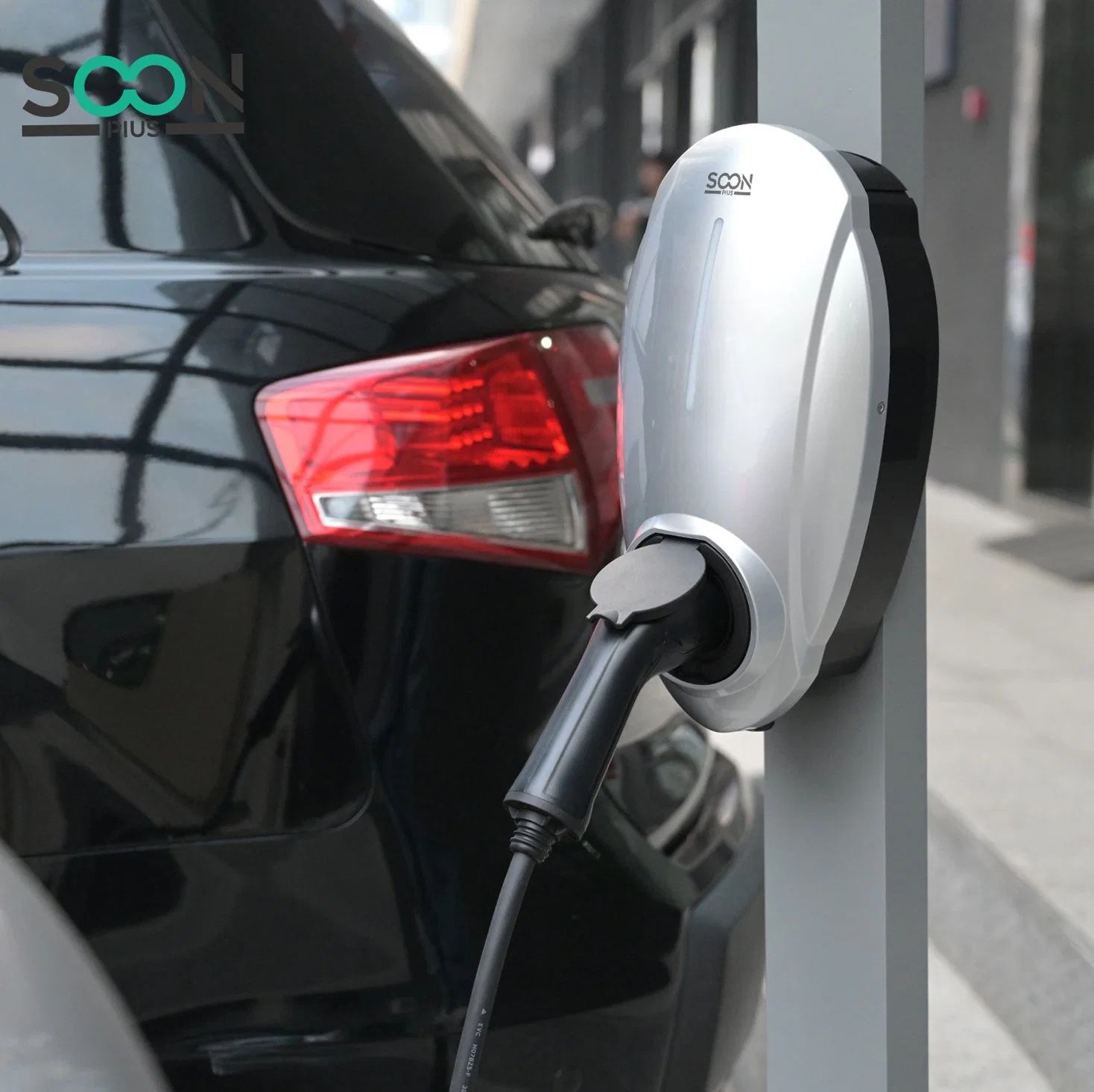 Tarjeta RFID Ocpp automóviles Wallmounted cargador eléctrico EV de CA de la estación de carga rápida de 7.2kw para batería del coche