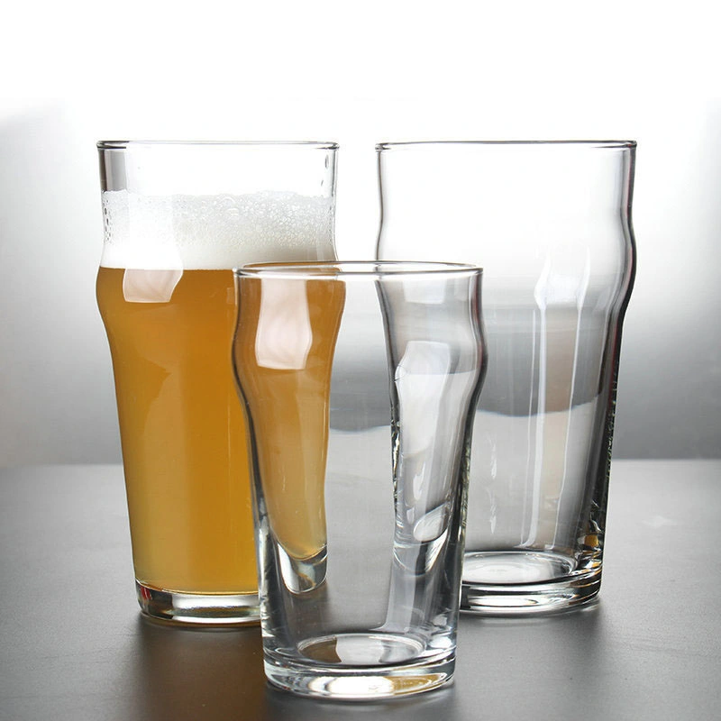 Water Drinking Cup Modern Party Beer Glasses Custom Logo Glass Printed Cups