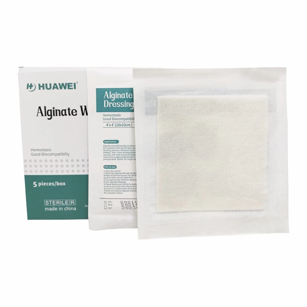 Calcium Alginate Dressing for Surgical Wounds 4"X4" 5PC/Pack