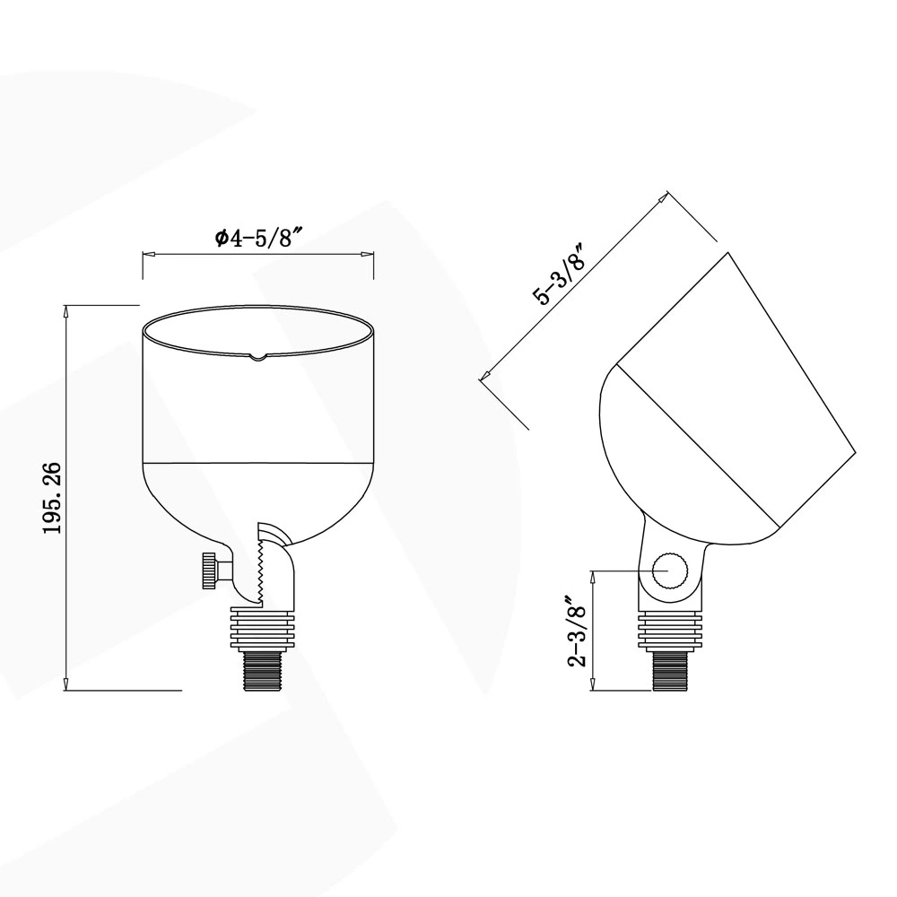 Ltv IP67 Waterproof Outdoor Floodlight PAR36 AR111 Lighting Fixture