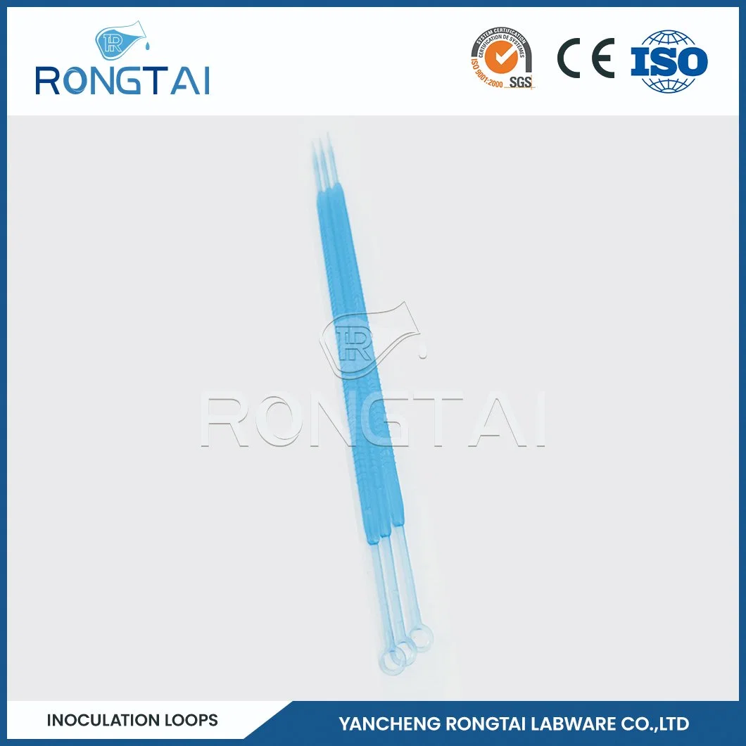 Rongtai Plastic Laboratory Instruments Suppliers as as Sterile Inoculation Loop China 1UL 10UL 10UL+1UL Inoculating Loop and Needles