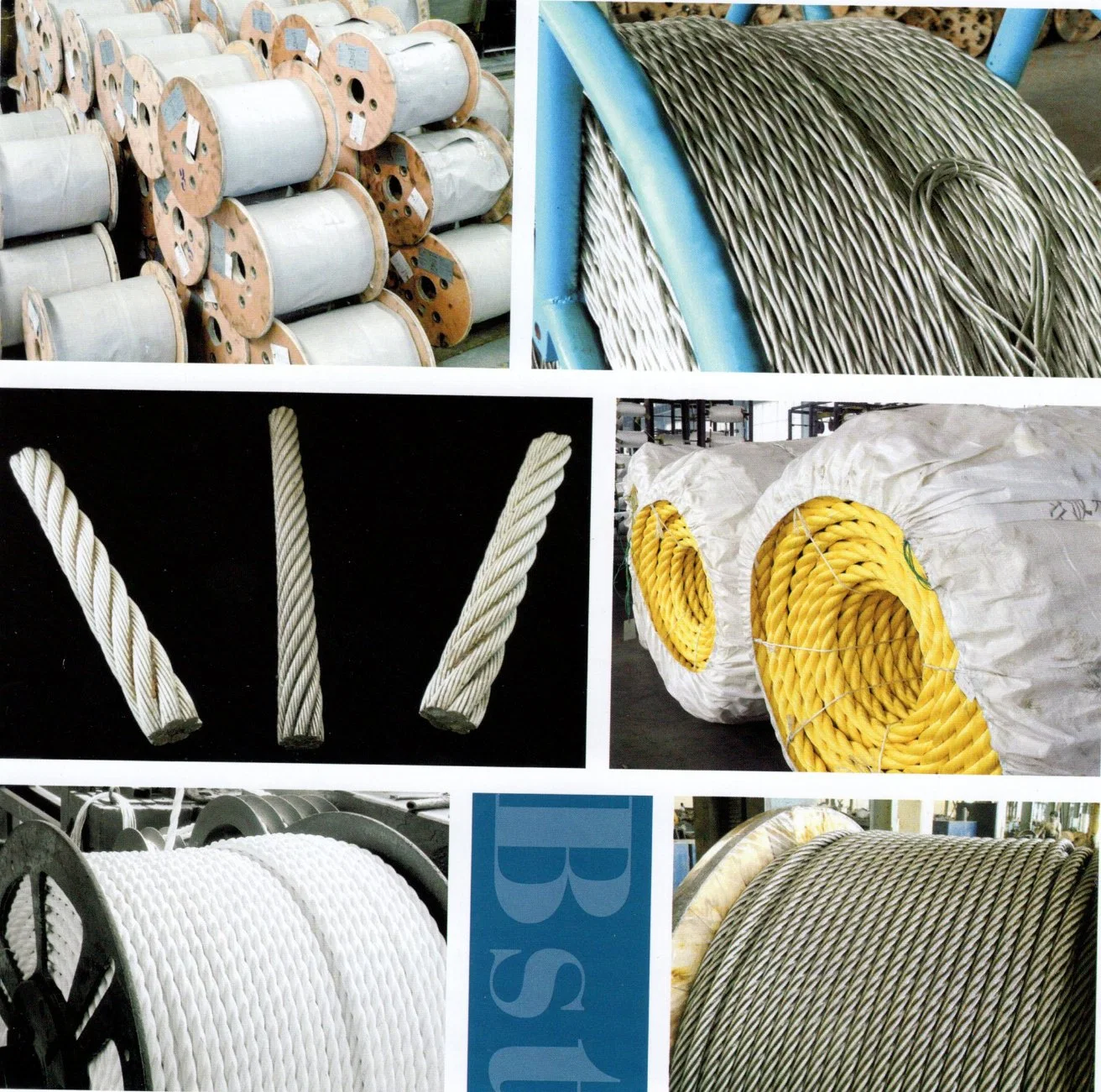 Factory 6*24 24mm Combination Rope for Trawling/Mooring/Security Work