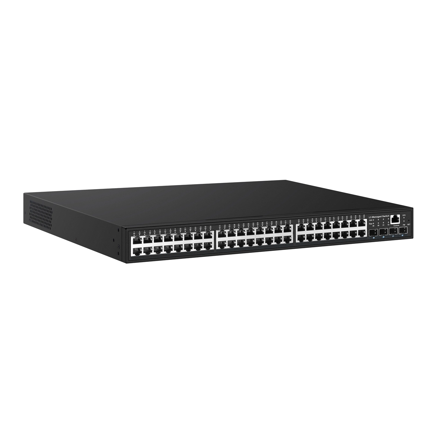 L3 10g 48 Ports Network Switch with 4*10g SFP+ Fiber Ports