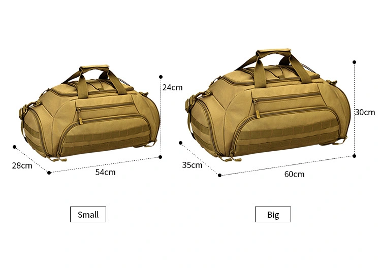 Рюкзак Sabado Tactical Duffle водонепроницаемый рюкзак Molle для путешествий на открытом воздухе Спортивная сумка Tote Large Capacity Camo военного стиля