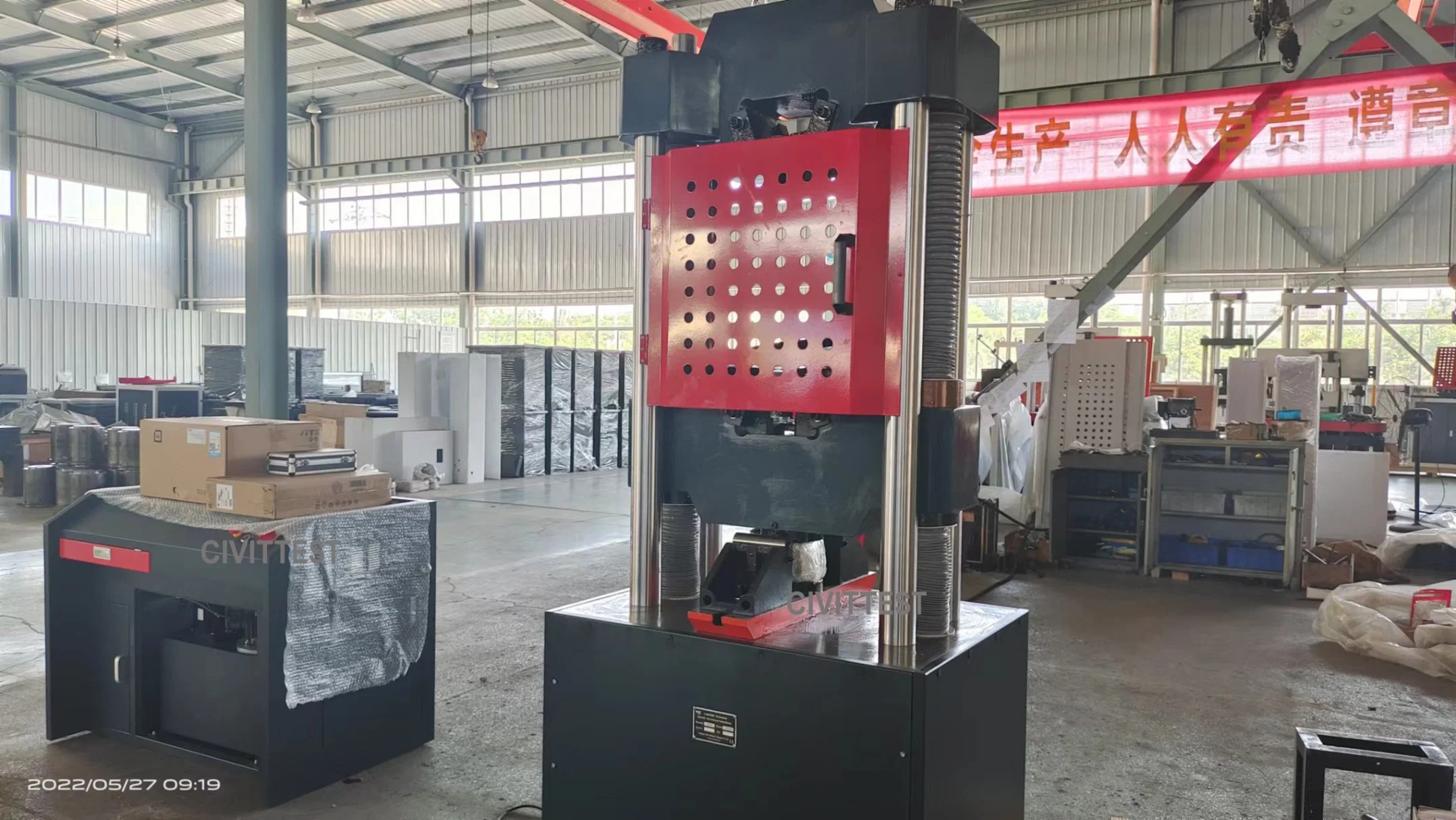 Digital Display Steel Tensile Six Column Hydraulic Universal Testing Machine