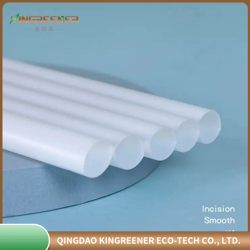 Custom Brand Straight 100% Biodegradable PLA Drinking Straw Disposable Products