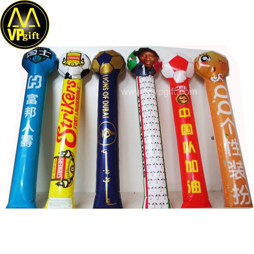 Original Factory Wholesale/Supplier OEM Custom Design Promotional Gift Thunder Cheering Bang Inflatable Air Sticks