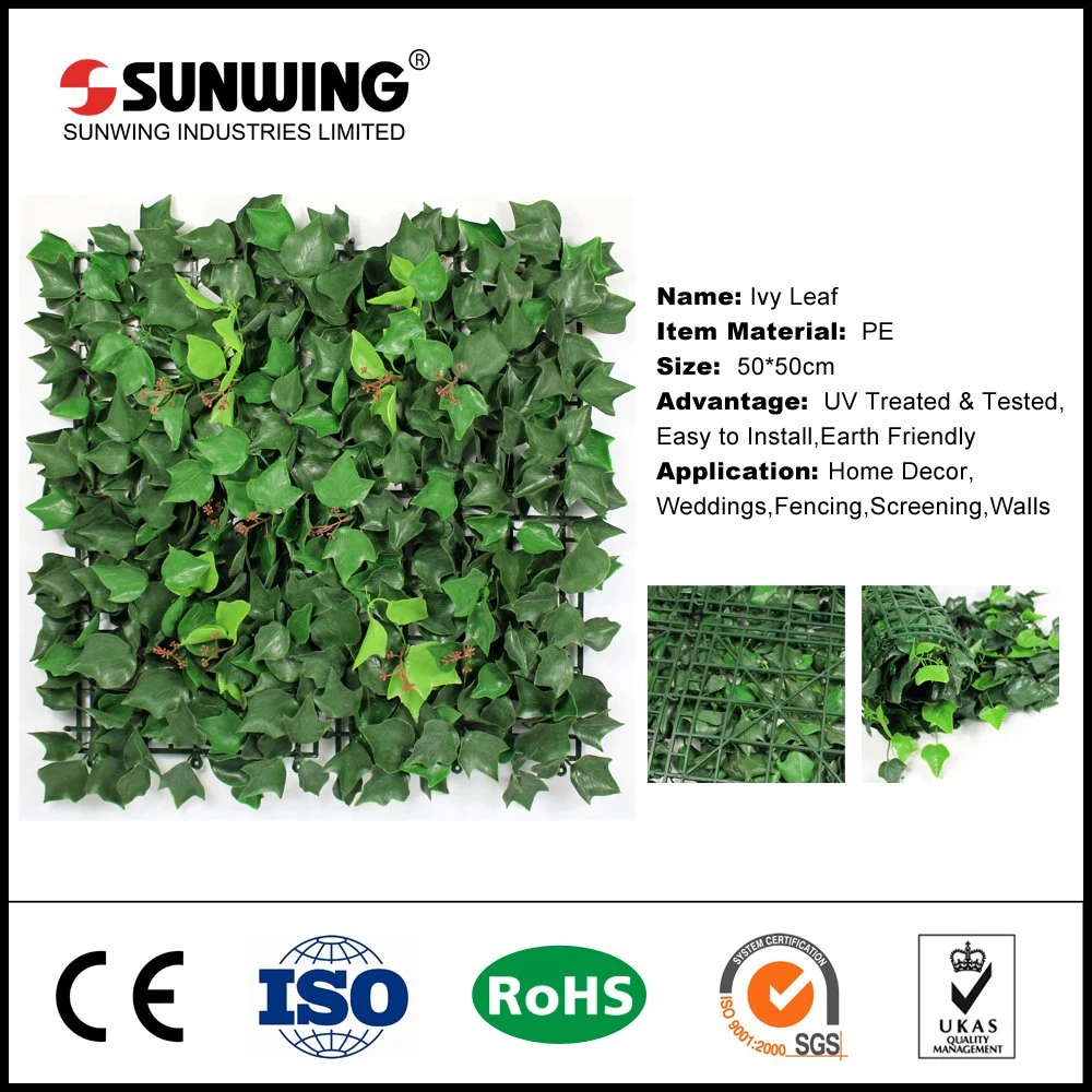 Wholesale Outdoor Artificial Privacy Hedges Artificial Grass IVY Fence