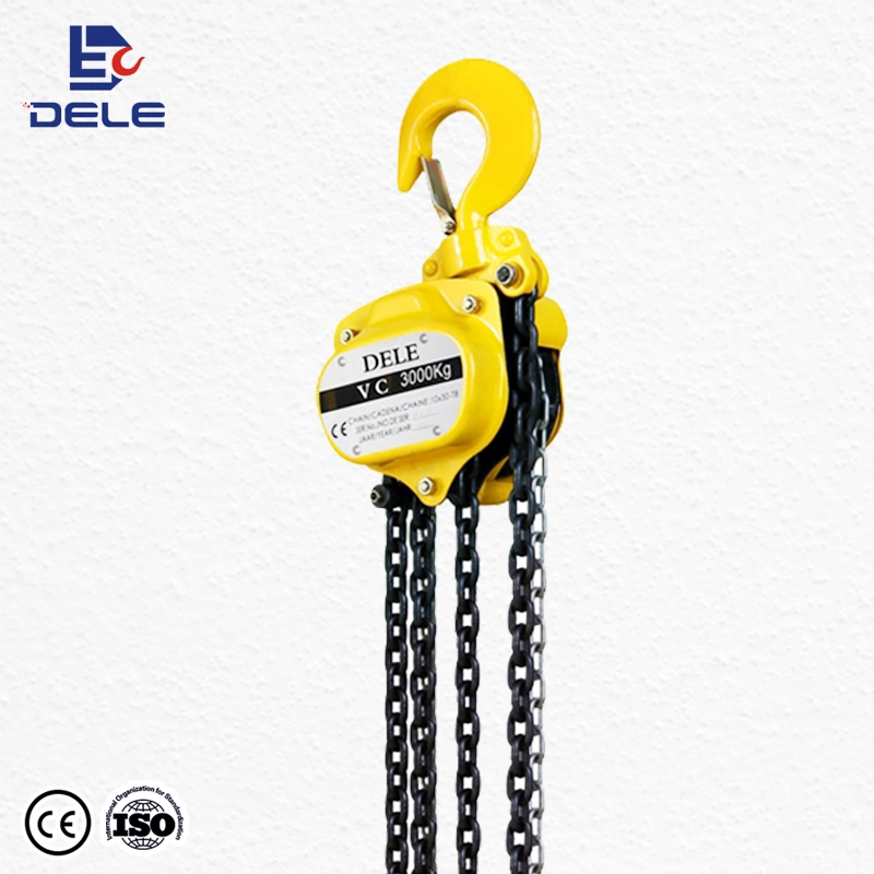 3t High Quality Manual Chain Hoist Chain Block Lifting Hoists