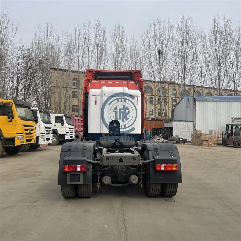 China 2017/2018/2019 año de uso 430hp /440 HP Sinotruk HOWO Sitrak T7h GNC tractor Truck Head 6X4 usado GNC Euro 5 Camiones de tractor