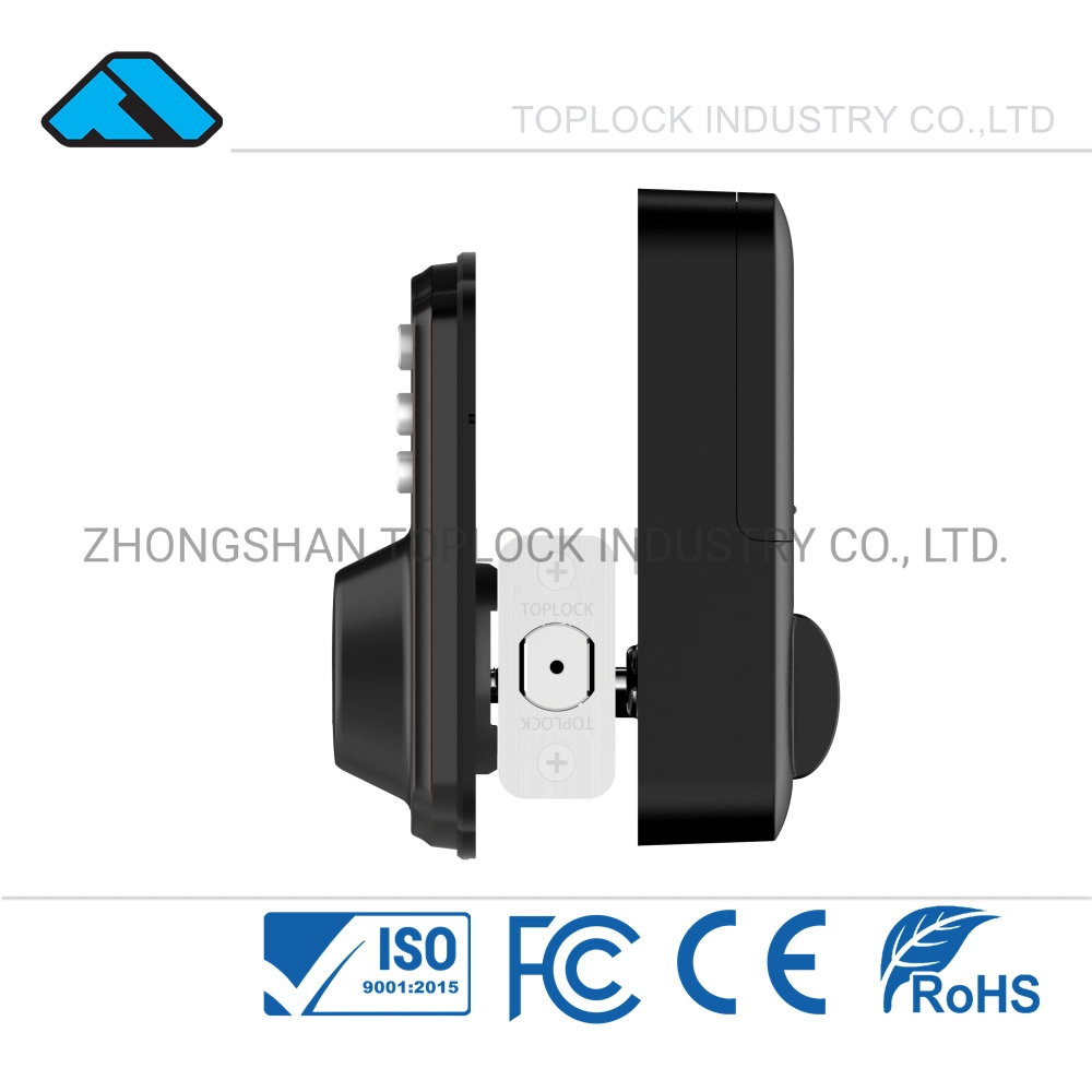 Door Access Bio Fingerprint Surface Electronic Code Magnetic Rim Deadbolt Safe Lock for Gate