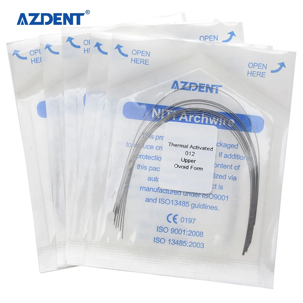 Dental Supplies Thermal Activated Super Elastic Niti Orthodontic Arch Wire