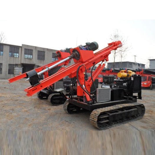 Factory Direct Sales Coal Mine Crawler Ground Pile Driver Gold Mining Core Sample Drilling Rig