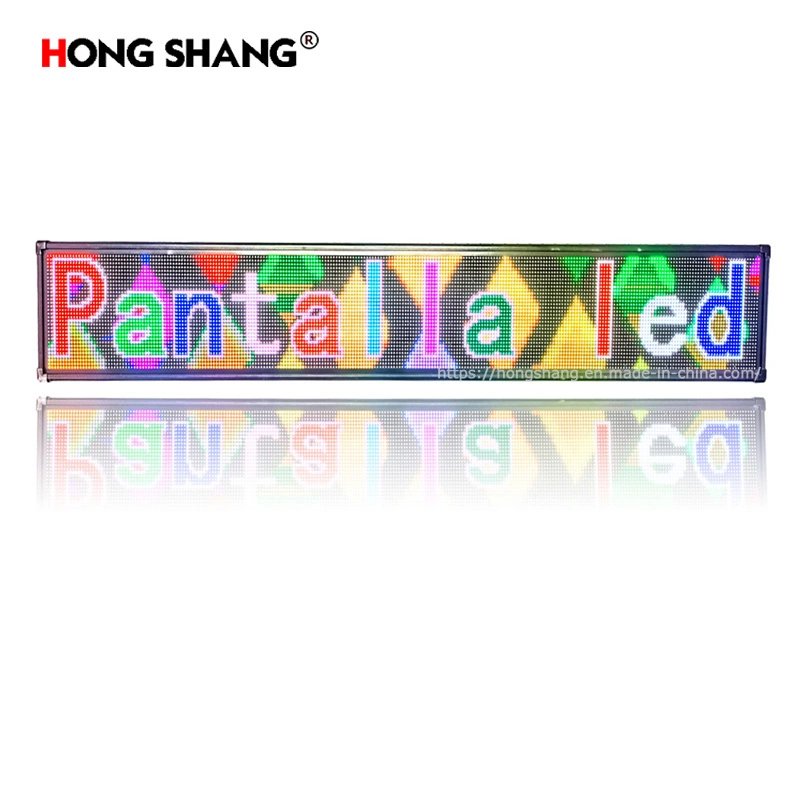 Outdoor LED Rolling Display Board Aluminum Profile for Mini Advertising Billboard