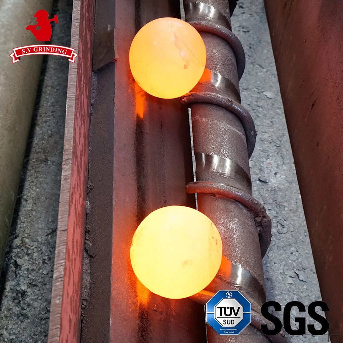 10mm-160mm Grinding Media Steel Forged Ball for Ball Mill