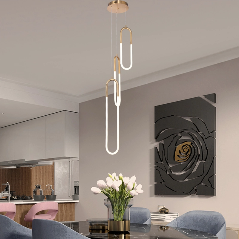 Candeeiros de vidro modernos que vivem no tecto decorativo do Hotel Lighting Pendant Candeeiro lustre