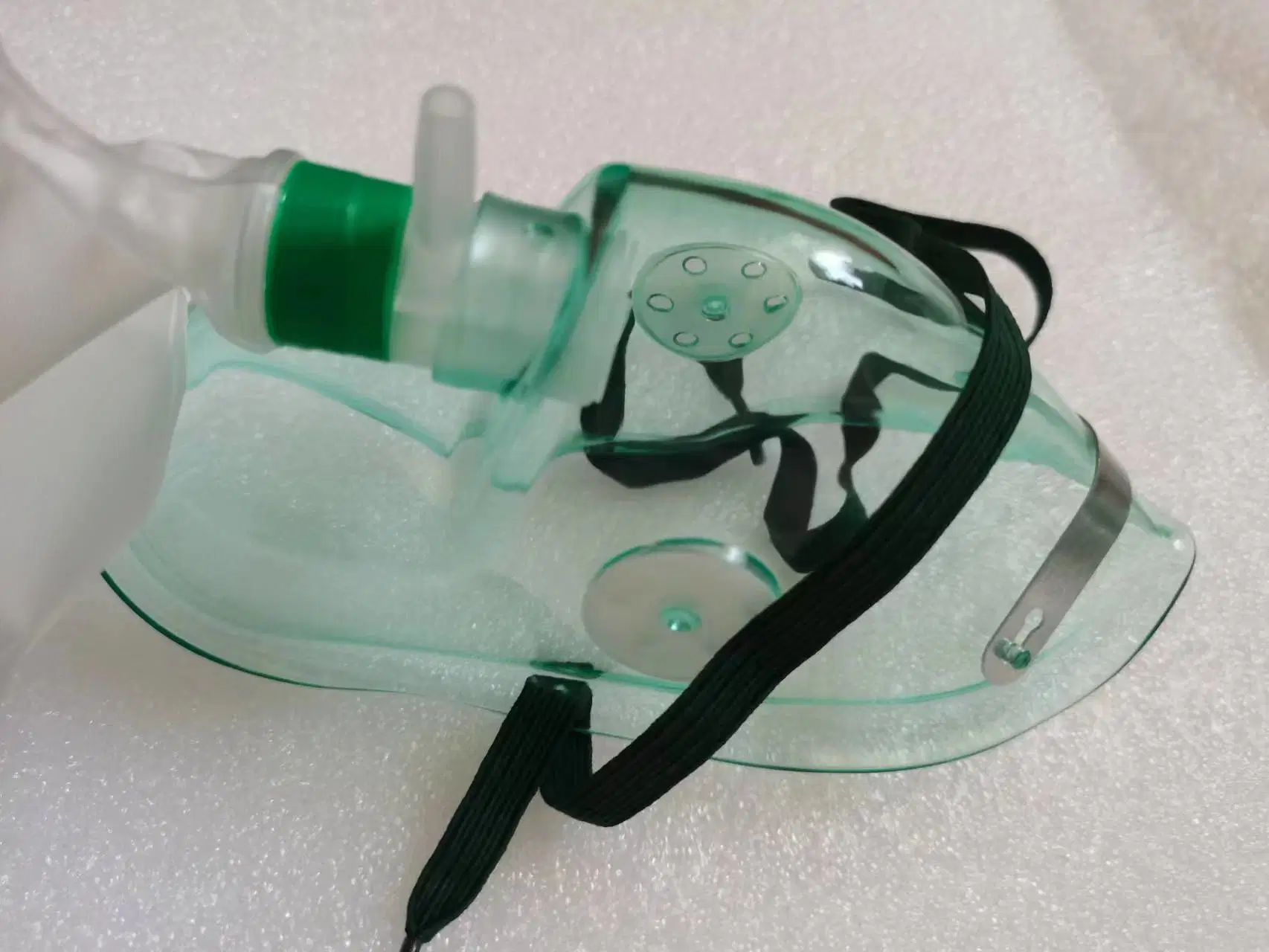 Medical Disposable Green Non-Rebreather Oxygen Mask with Reservoir Bag